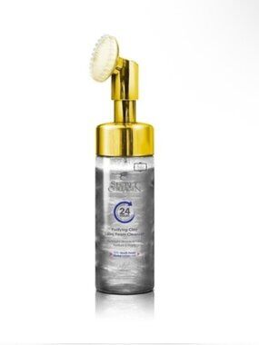 Secret Collagen 24k Gold-24 Hour Hydration Lava Foam Cleanser-Silicone Brush